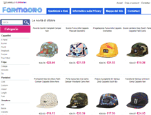 Tablet Screenshot of farmaoro.it